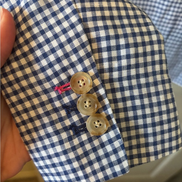 Talbots Blue & White Blazer - Vintage, Academy, Business, Classic, Trendy - Picture 4 of 5